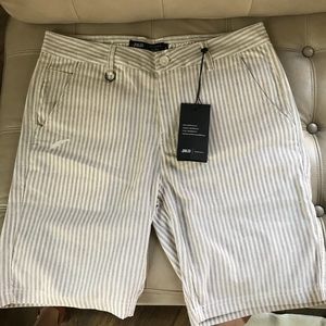 Publish Striped Twill Shorts